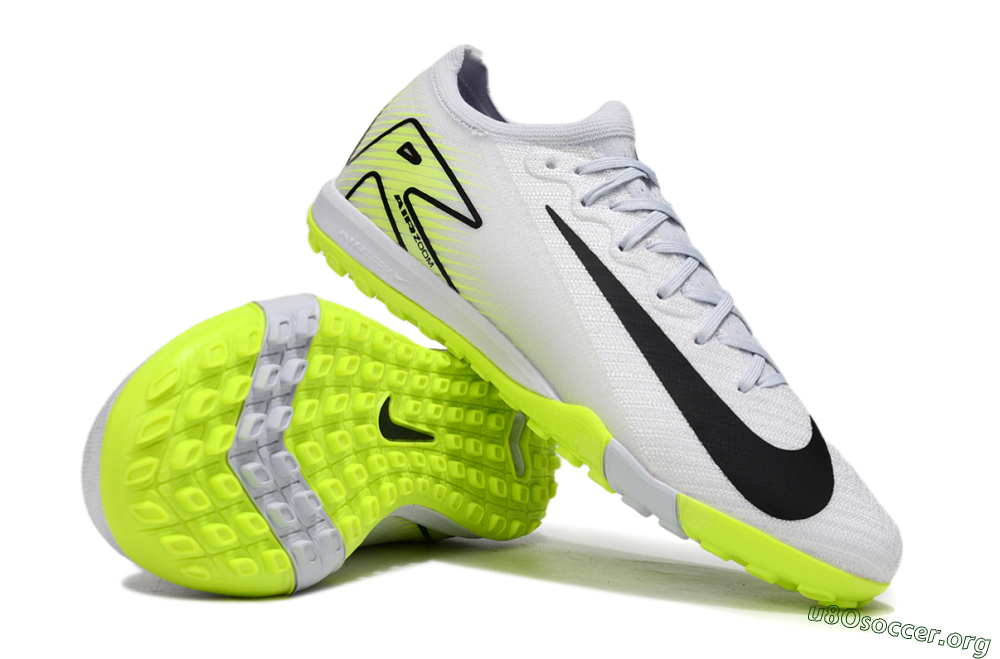 Nike Air Zoom Mercurial Vapor 16 Elite TF Football Shoes - White/Black/Yellow 1