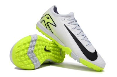 Nike Air Zoom Mercurial Vapor 16 Elite TF Football Shoes - White/Black/Yellow