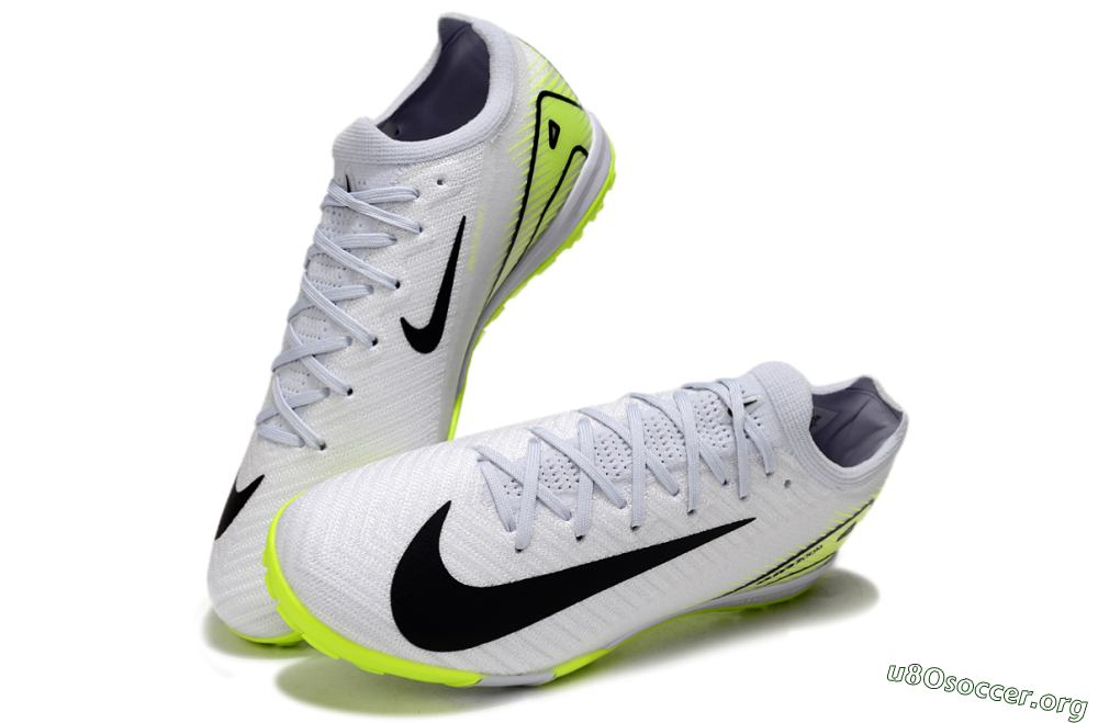 Nike Air Zoom Mercurial Vapor 16 Elite TF Football Shoes - White/Black/Yellow 0