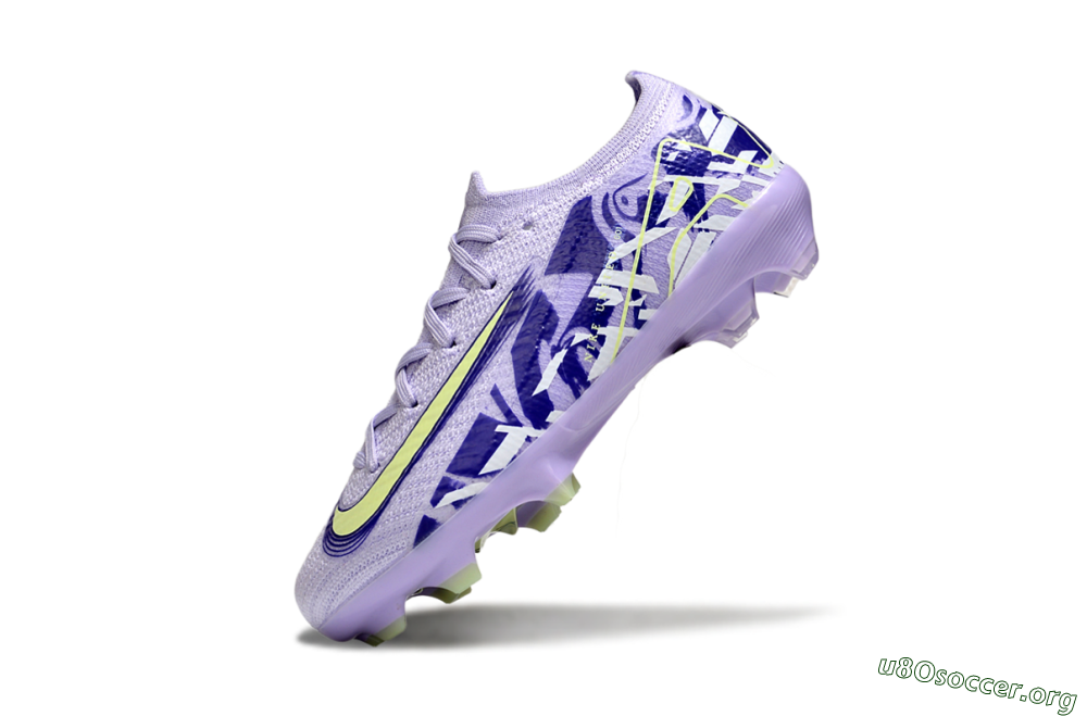 Nike Air Zoom Mercurial Vapor 16 Elite FG Football Boots - Purple/Yellow 4