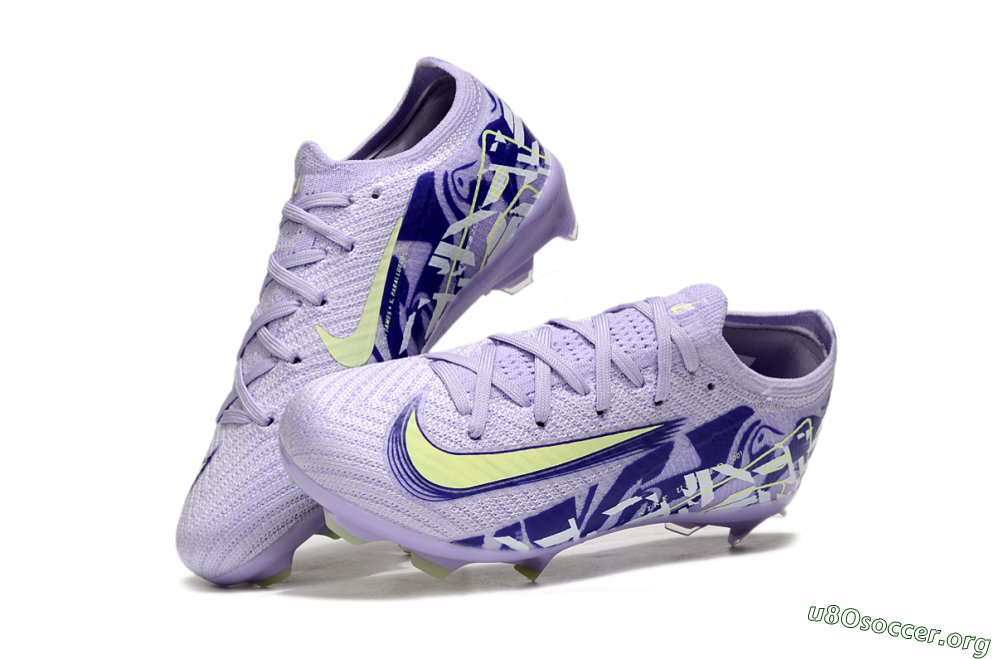 Nike Air Zoom Mercurial Vapor 16 Elite FG Football Boots - Purple/Yellow 3