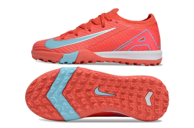 Nike Air Zoom Mercurial Vapor 16 Elite TF Football Shoes - Red/Silver/Jade