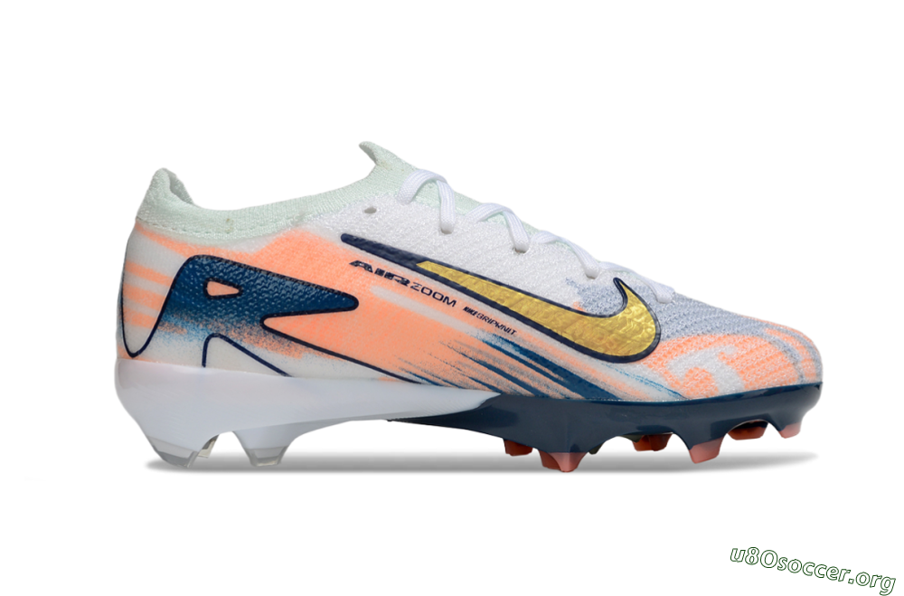 Nike Air Zoom Mercurial Vapor 16 Elite FG Football Boots - Pink/Yellow/Blue 5
