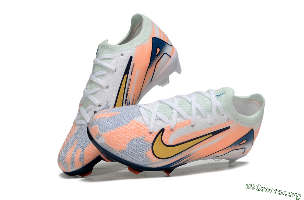 Nike Air Zoom Mercurial Vapor 16 Elite FG Football Boots - Pink/Yellow/Blue 3