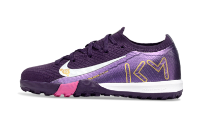 Nike Air Zoom Mercurial Vapor 16 Elite TF Football Shoes - Purple/White/Gold