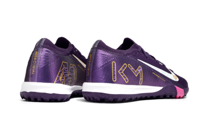 Nike Air Zoom Mercurial Vapor 16 Elite TF Football Shoes - Purple/White/Gold