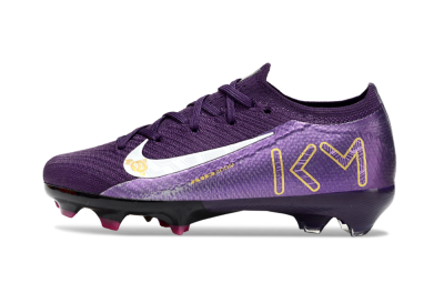 Nike Air Zoom Mercurial Vapor 16 Elite FG Football Boots - Purple/White/Gold