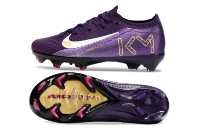 Nike Air Zoom Mercurial Vapor 16 Elite FG Football Boots - Purple/White/Gold