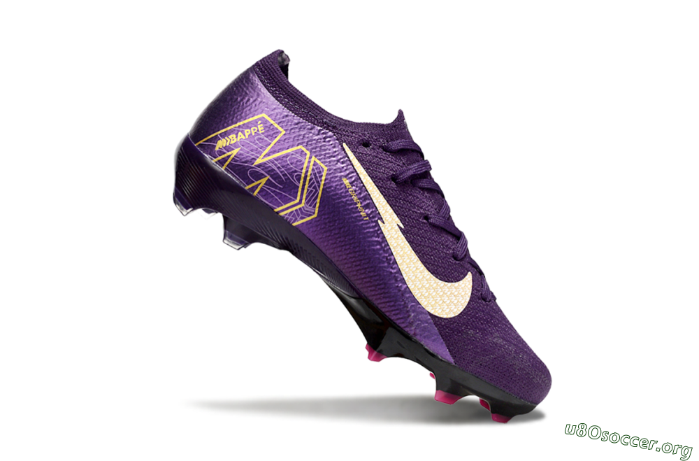 Nike Air Zoom Mercurial Vapor 16 Elite FG Football Boots - Purple/White/Gold 0