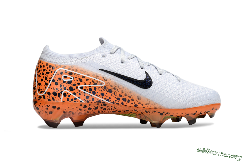 Nike Air Zoom Mercurial Vapor 16 Elite FG Football Boots - Grey/Black/Leopard 4