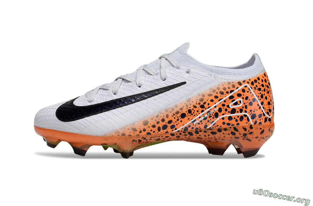 Nike Air Zoom Mercurial Vapor 16 Elite FG Football Boots - Grey/Black/Leopard 2