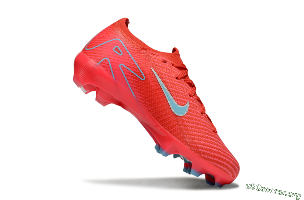 Nike Air Zoom Mercurial Vapor 16 Elite FG Football Boots - Red/Silver/Jade 0