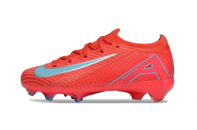 Nike Air Zoom Mercurial Vapor 16 Elite FG Football Boots - Red/Silver/Jade