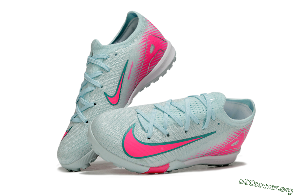 Nike Air Zoom Mercurial Vapor 16 Elite TF Football Shoes - Jade/Pink/Silver 3
