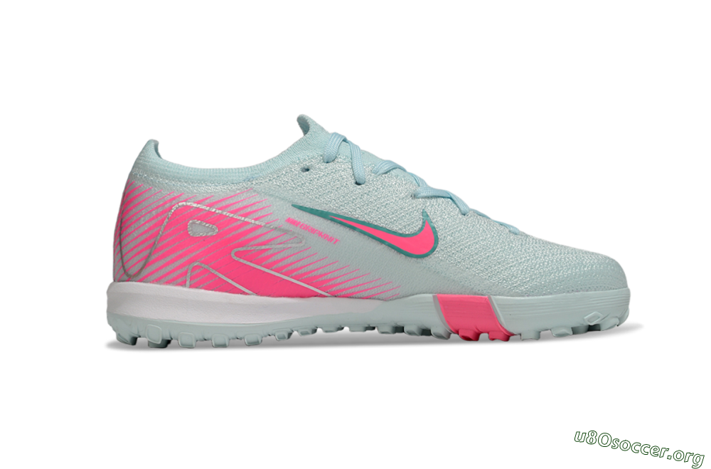 Nike Air Zoom Mercurial Vapor 16 Elite TF Football Shoes - Jade/Pink/Silver 5