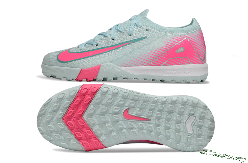 Nike Air Zoom Mercurial Vapor 16 Elite TF Football Shoes - Jade/Pink/Silver 1