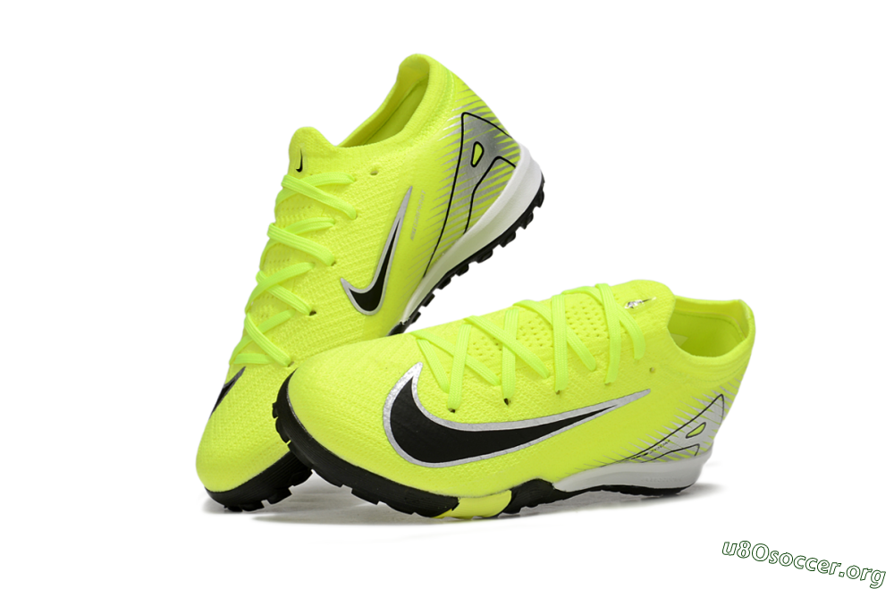 Nike Air Zoom Mercurial Vapor 16 Elite TF Football Shoes - Yellow/Black/Silver 3