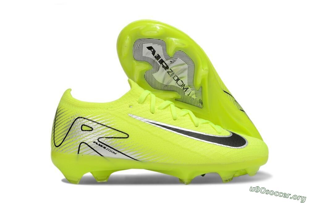 Nike Air Zoom Mercurial Vapor 16 Elite FG Football Boots - Yellow/Black/Silver 2