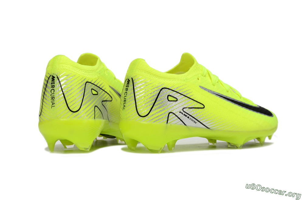Nike Air Zoom Mercurial Vapor 16 Elite FG Football Boots - Yellow/Black/Silver 7