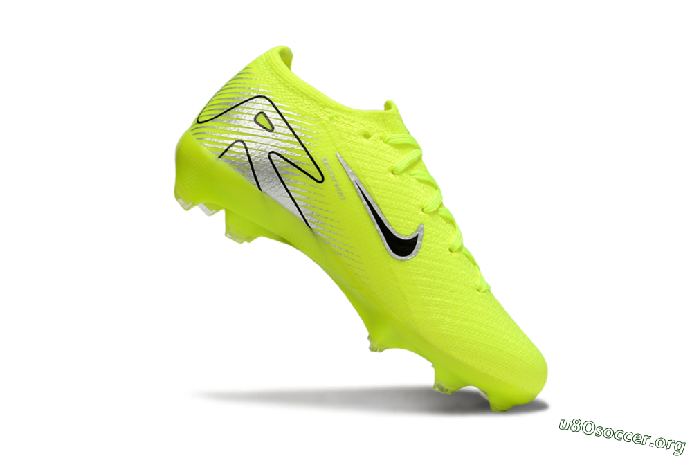 Nike Air Zoom Mercurial Vapor 16 Elite FG Football Boots - Yellow/Black/Silver 4