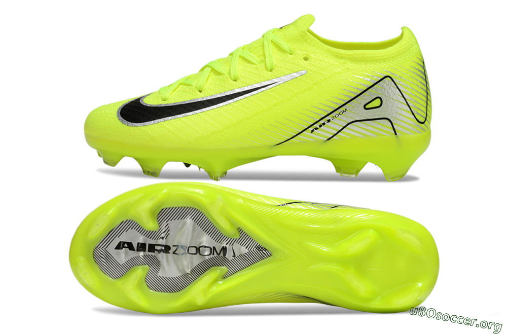 Nike Air Zoom Mercurial Vapor 16 Elite FG Football Boots - Yellow/Black/Silver 1