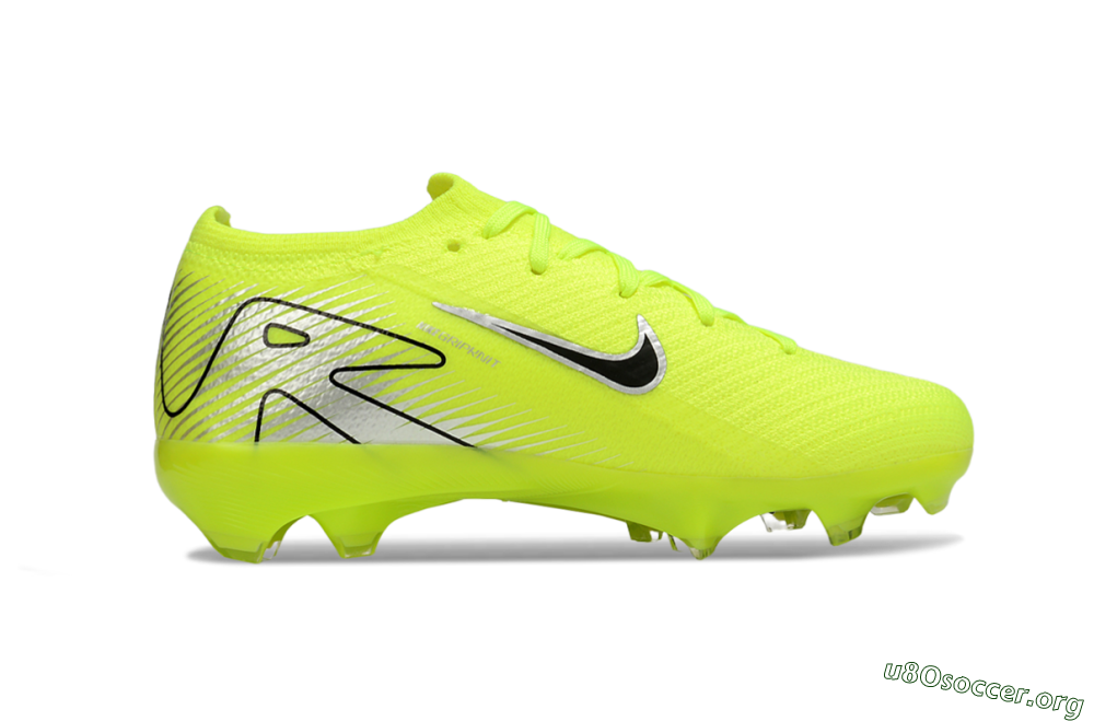 Nike Air Zoom Mercurial Vapor 16 Elite FG Football Boots - Yellow/Black/Silver 6