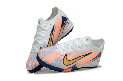 Nike Air Zoom Mercurial Vapor 16 Elite TF Football Shoes - Pink/Yellow/Blue