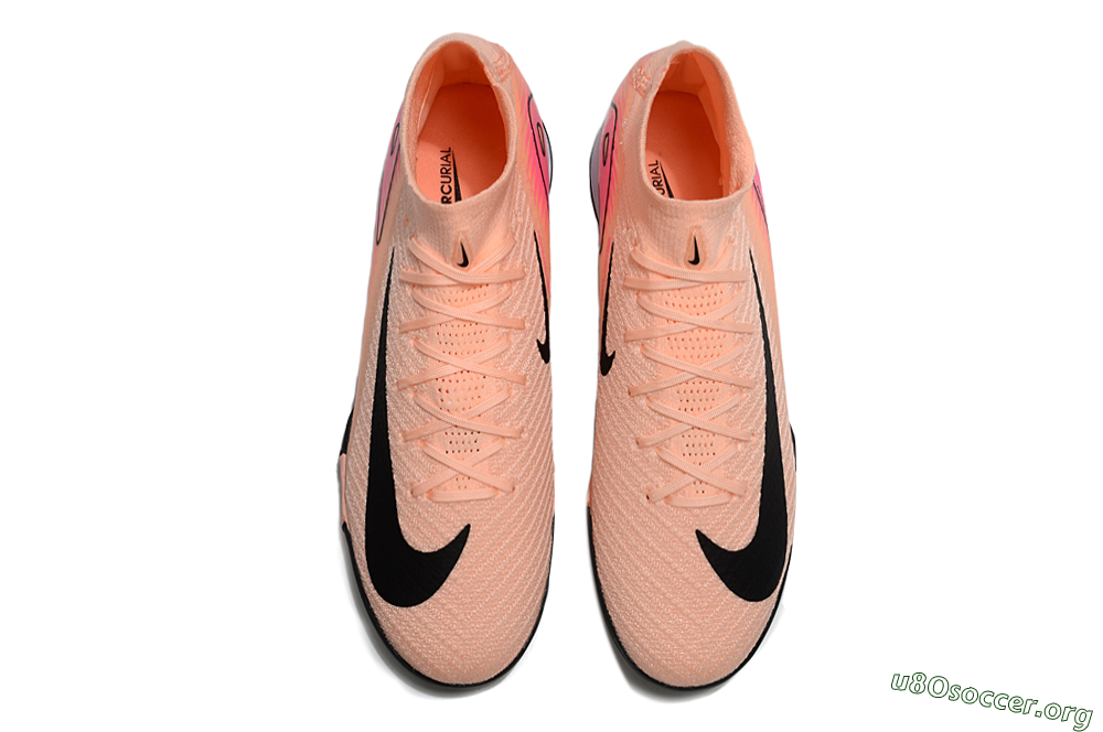 Nike Air Zoom Mercurial Superfly 10 Elite TF Football Shoes - Pink/Black/Red 4