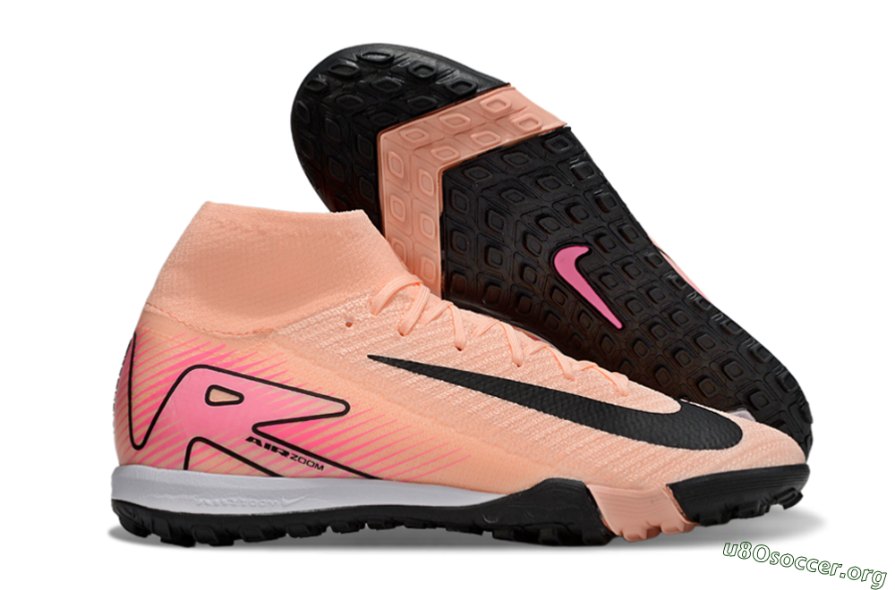 Nike Air Zoom Mercurial Superfly 10 Elite TF Football Shoes - Pink/Black/Red 2