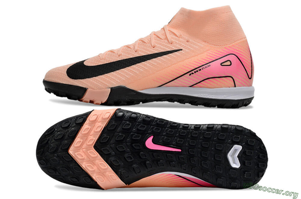 Nike Air Zoom Mercurial Superfly 10 Elite TF Football Shoes - Pink/Black/Red 1