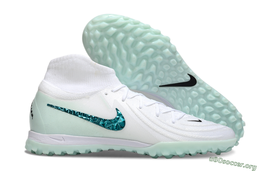 Nike Phantom Luna Elite TF Football Shoes - Beige/Green 2