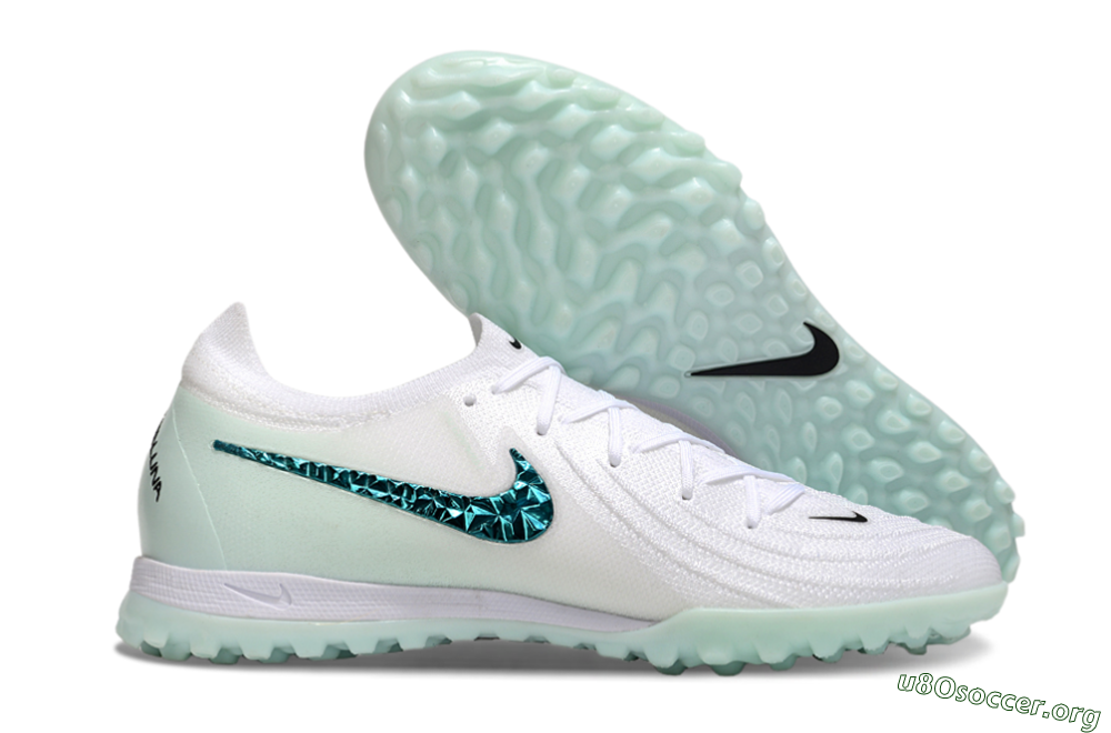 Nike Phantom GX 2 Elite TF Football Shoes - Beige/Green 2