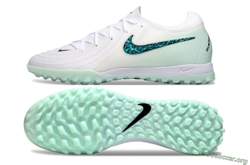 Nike Phantom GX 2 Elite TF Football Shoes - Beige/Green 1