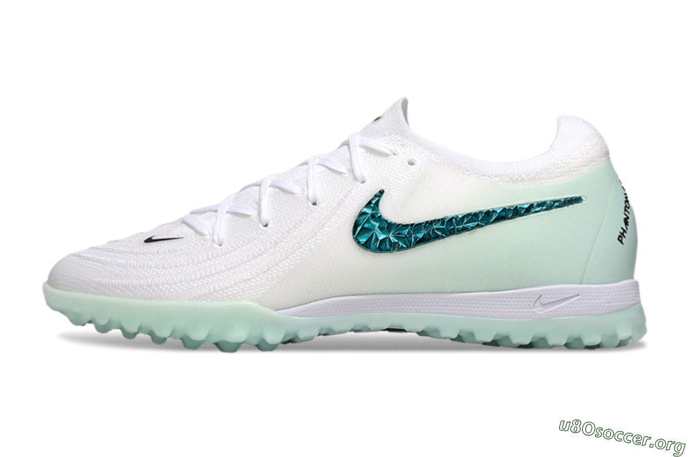 Nike Phantom GX 2 Elite TF Football Shoes - Beige/Green 3