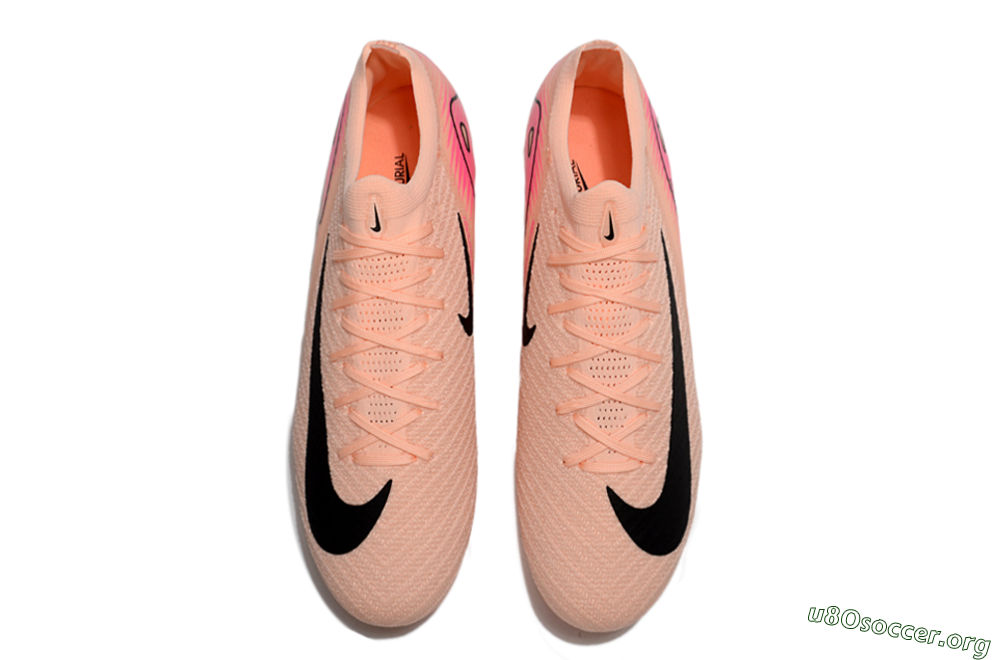 Nike Air Zoom Mercurial Vapor 16 Elite TF Football Shoes - Pink/Black/White 4