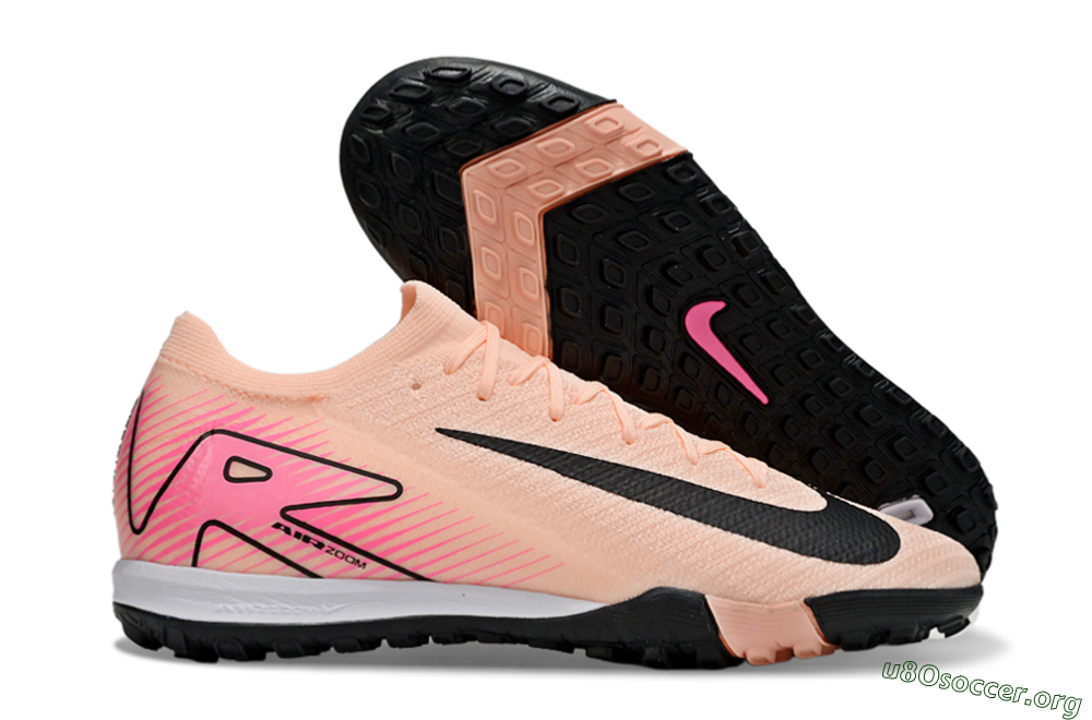 Nike Air Zoom Mercurial Vapor 16 Elite TF Football Shoes - Pink/Black/White 2