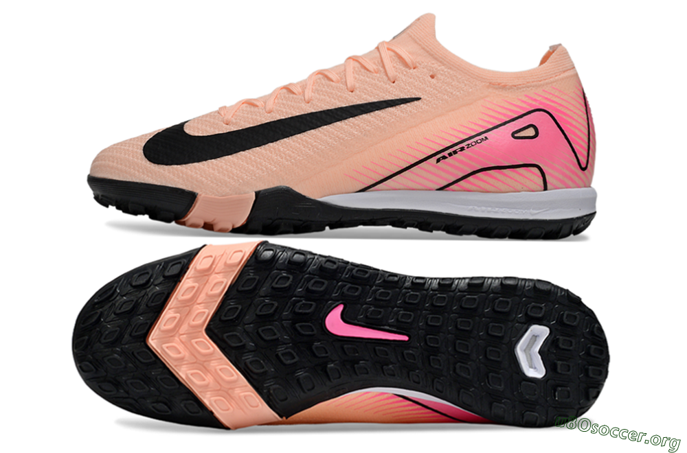 Nike Air Zoom Mercurial Vapor 16 Elite TF Football Shoes - Pink/Black/White 1