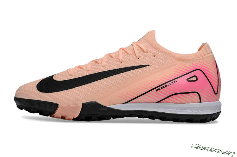 Nike Air Zoom Mercurial Vapor 16 Elite TF Football Shoes - Pink/Black/White 3