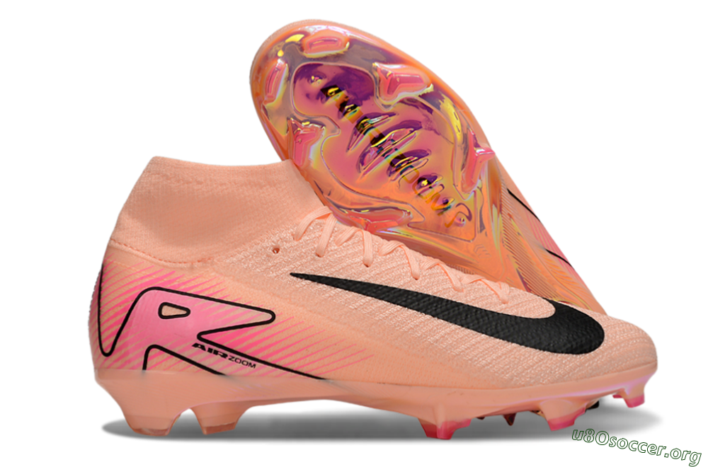 Nike Air Zoom Mercurial Superfly 10 Elite FG Football Boots - Pink/Black/Red 2