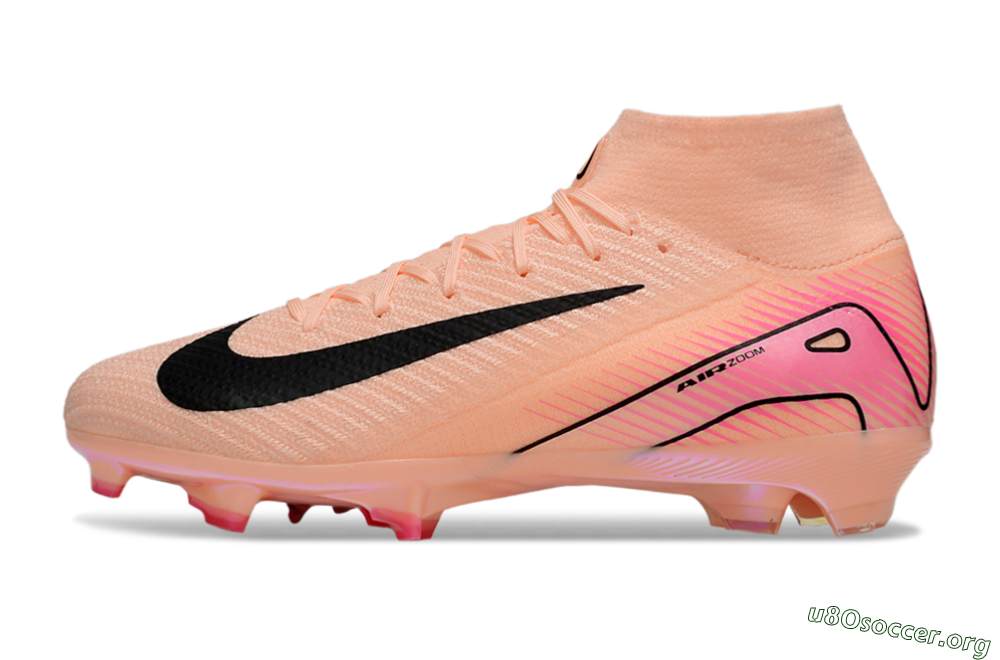 Nike Air Zoom Mercurial Superfly 10 Elite FG Football Boots - Pink/Black/Red 3