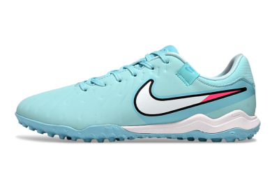 Nike Tiempo Legend 10 Academy TF Football Shoes - Jade/White/Pink