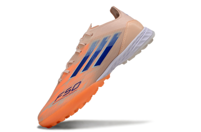 Adidas F50 Elite TF Football Shoes - Orange/Blue/White