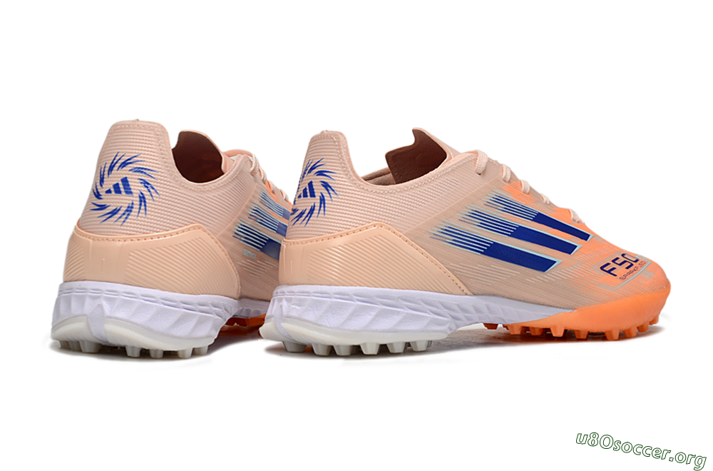 Adidas F50 Elite TF Football Shoes - Orange/Blue/White 6