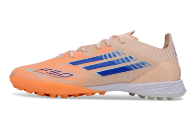 Adidas F50 Elite TF Football Shoes - Orange/Blue/White