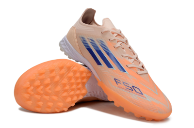 Adidas F50 Elite TF Football Shoes - Orange/Blue/White