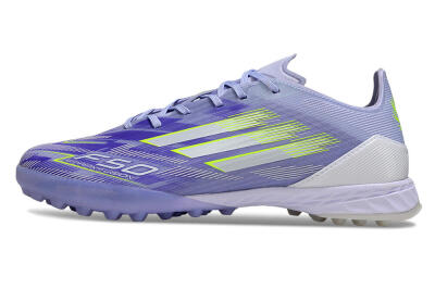 Adidas F50 Elite TF Football Shoes - Purple/Yellow/White