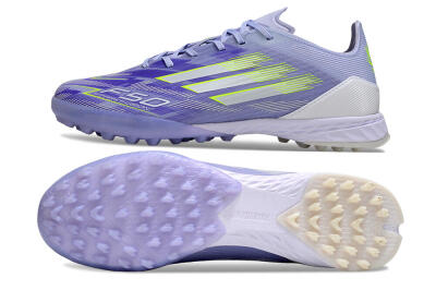Adidas F50 Elite TF Football Shoes - Purple/Yellow/White