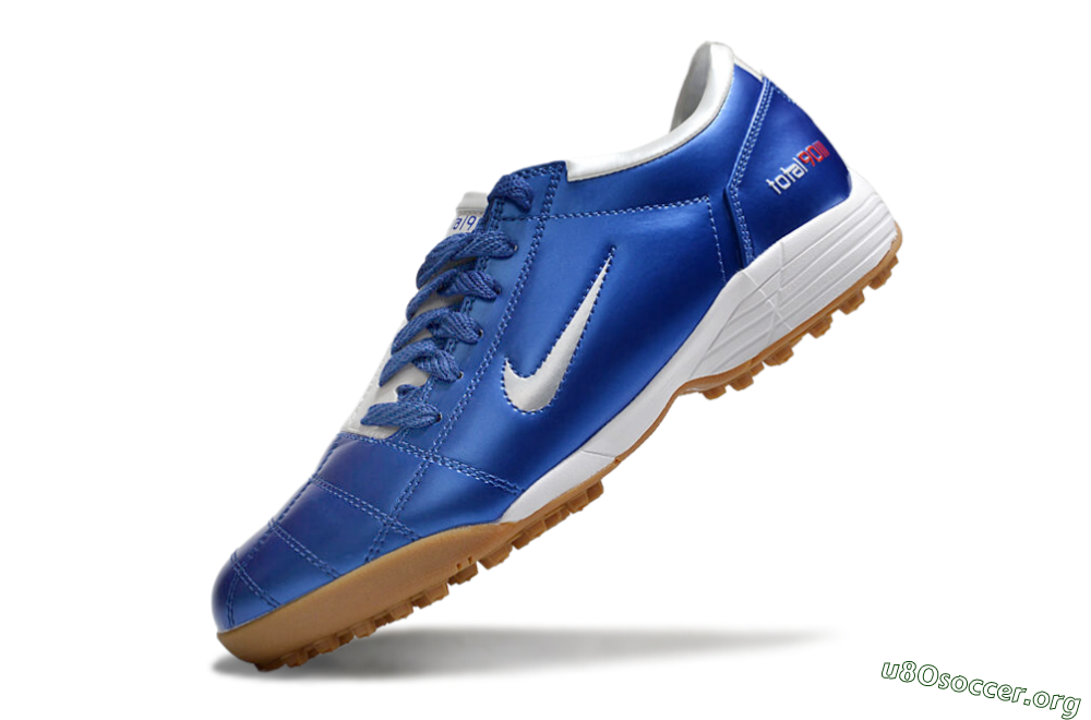 Nike Total 90 III TF Football Shoes - Blue/White 5