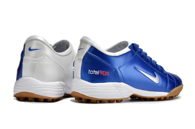 Nike Total 90 III TF Football Shoes - Blue/White