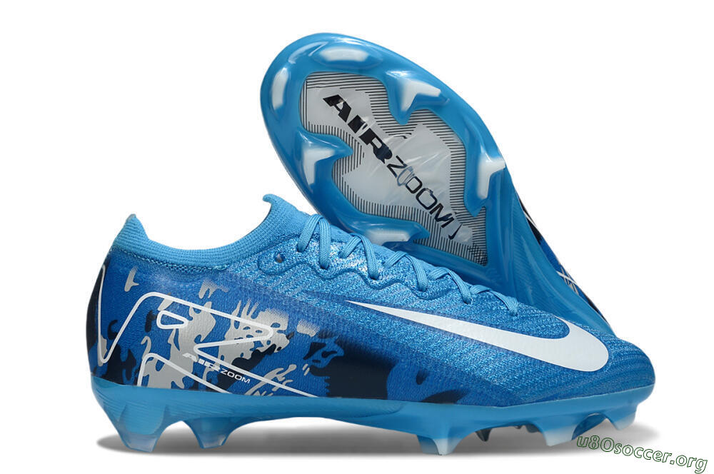 Nike Air Zoom Mercurial Vapor 16 Elite FG Football Boots - Blue/White 2